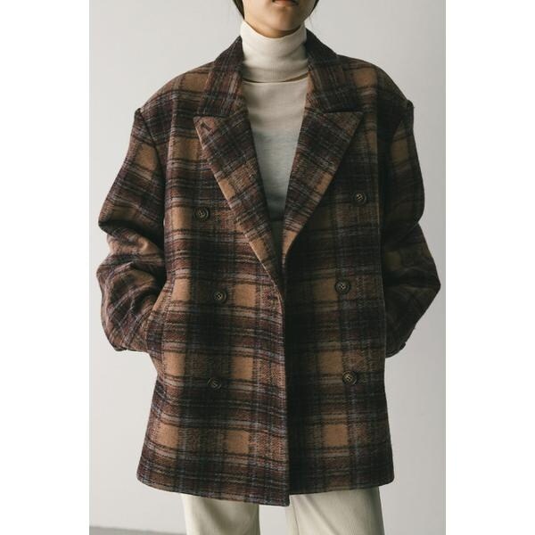 スタイルミキサー（STYLEMIXER）/パワーショルダーPコートの通販はau