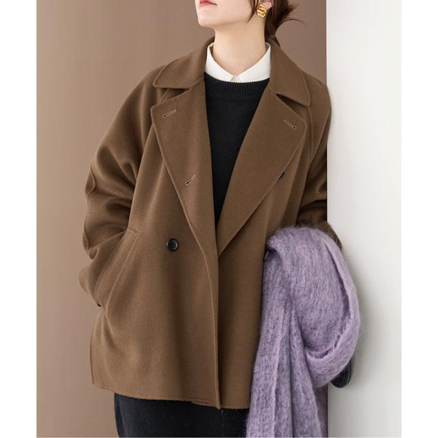 イエナ（IENA）/《追加2》スーパー160ダブルフェイス ショートコートの