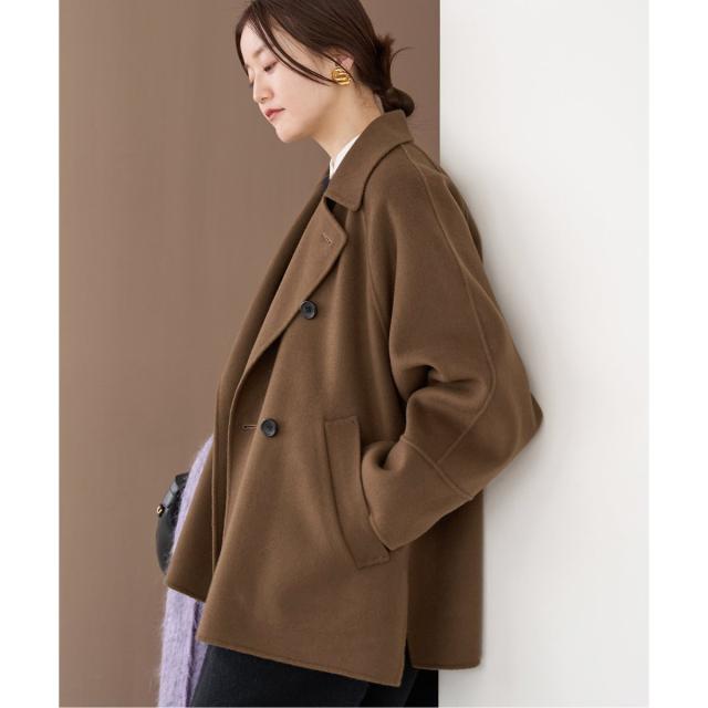 イエナ（IENA）/《追加2》スーパー160ダブルフェイス ショートコートの