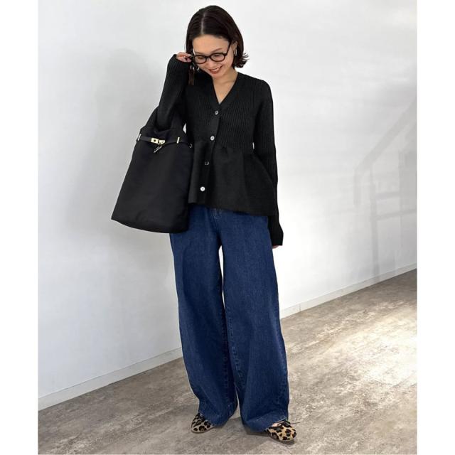 スローブ イエナ（SLOBE IENA）/Vネックペプラムカーディガンの通販は