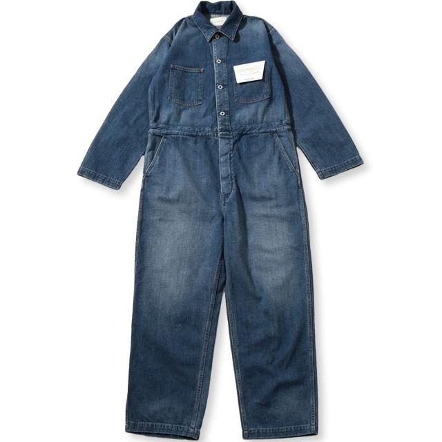 ジョンブル メンズ 12.5オンスデニムオールインワン サロペット