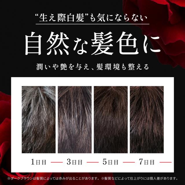 公式ストア】白髪染め シャンプー トリートメント バランローズ KURO