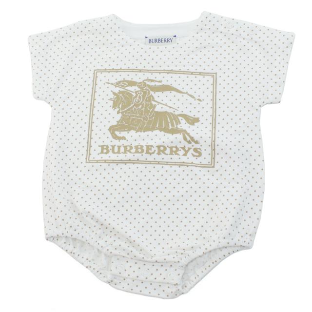 新品タグ付】BURBERRY バーバリー 半袖ロンパース 食事エプロン セット