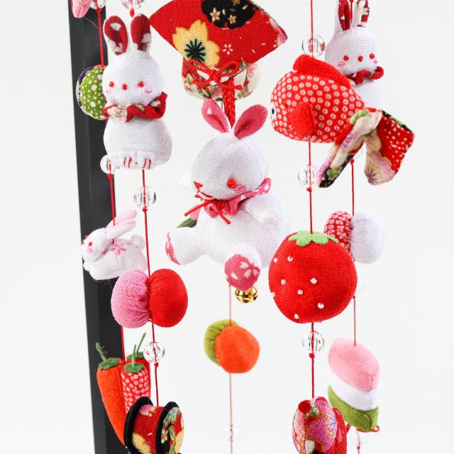 つるし雛・No.105・ひな祭り吊るし飾り・初節句・ひな人形・桃の節句