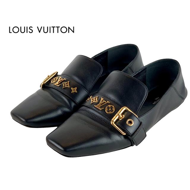 ルイヴィトン LOUIS VUITTON ローファー 革靴 靴 シューズ レザー