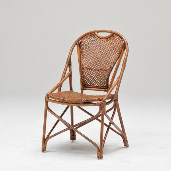 籐椅子 2脚セット ラタン 完成品 ダイニングチェア チェア 高座椅子