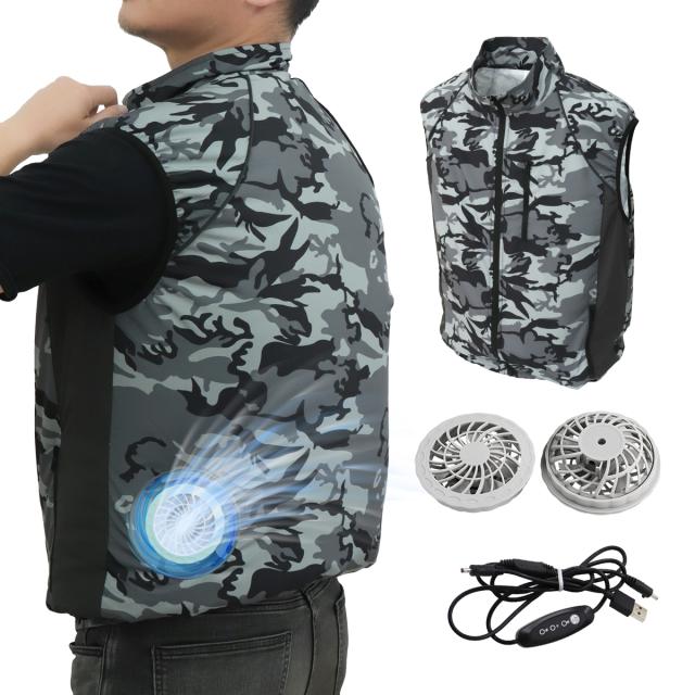 バッテリーセット】 空調作業服 フルセット ベスト 空調ベスト ファン