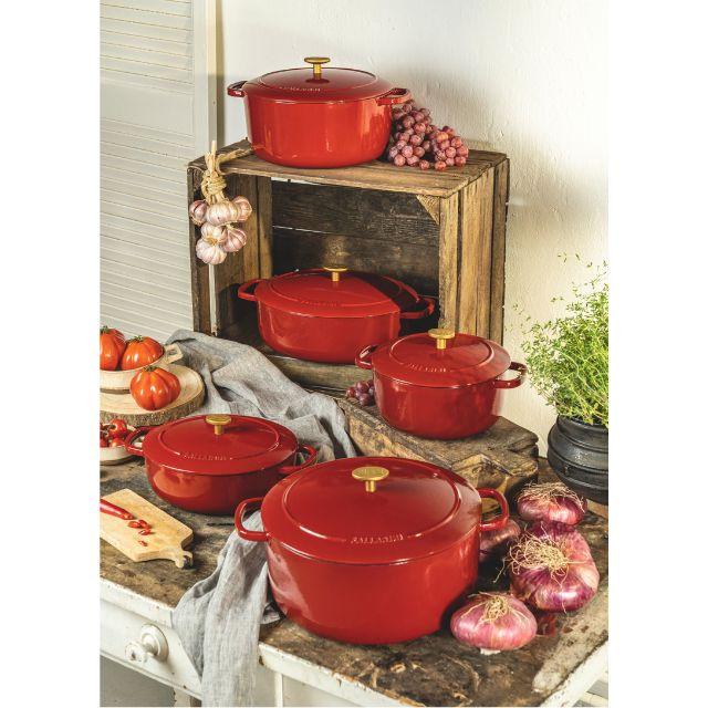 バッラリーニ Ballarini ベラモンテ ラウンド 24cm ポモドーロレッド