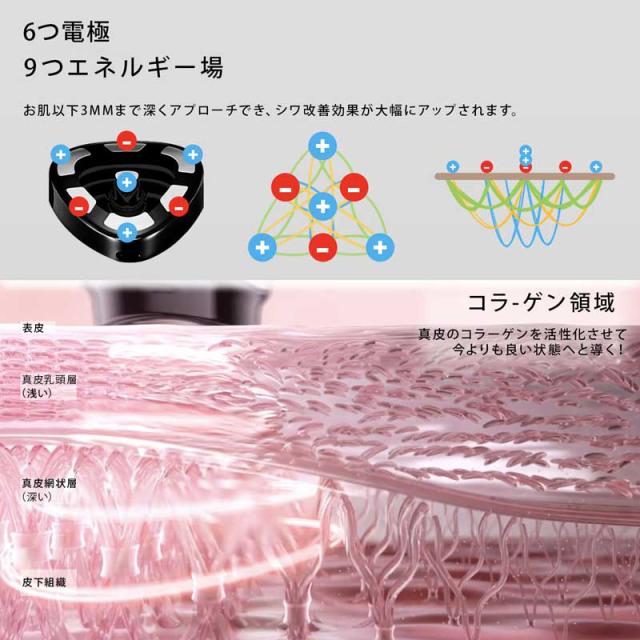 AMIRO ARF001 RF美顔器（ブラック）seesea Japan(シーシージャパン