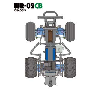 タミヤ 1/10 電動RC組立キット コミカルグラスホッパー (WR-02CB