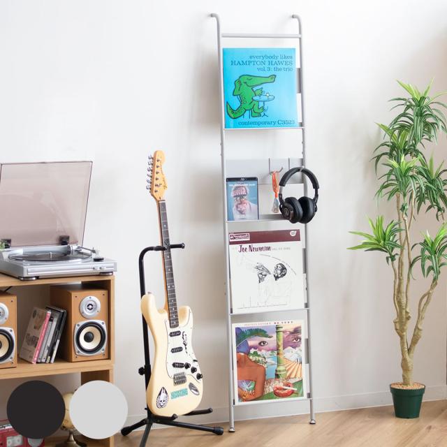 収納ラック レコードラック スリム （ ラック レコード 収納