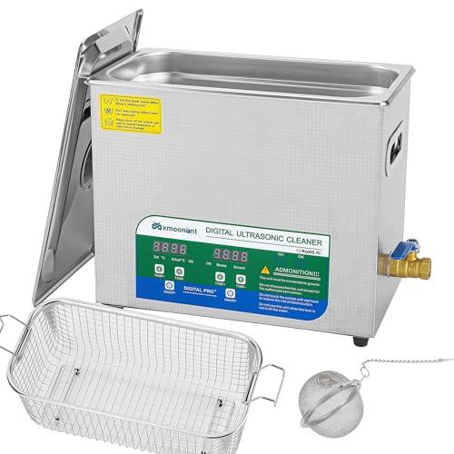 Mxmoonant 6L超音波洗浄機 卓上型超音波クリーナー 180w 20-80℃加熱可
