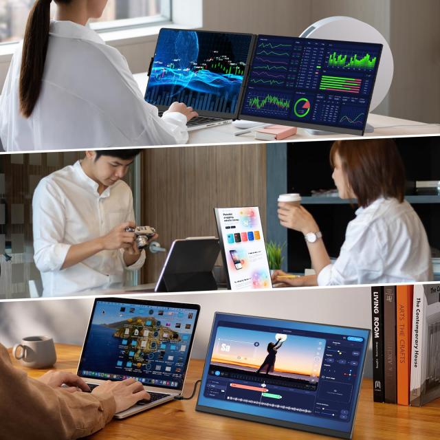 Laptomo P5 デュアルモニター 15.6インチ IPS モバイルディスプレイ