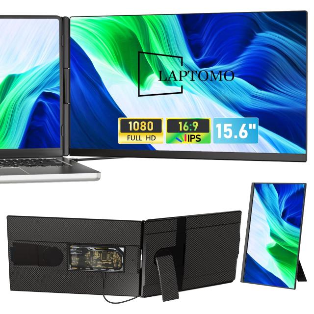 Laptomo P5 デュアルモニター 15.6インチ IPS モバイルディスプレイ