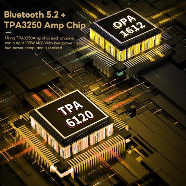 AIYIMA T9 PRO 200W Bluetooth 5.0 真空管アンプ D級HiFiデジタル