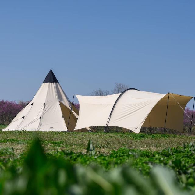 MC TOMOUNT タープ 大型TCシェード TCタープ 日よけ 大空間 サン