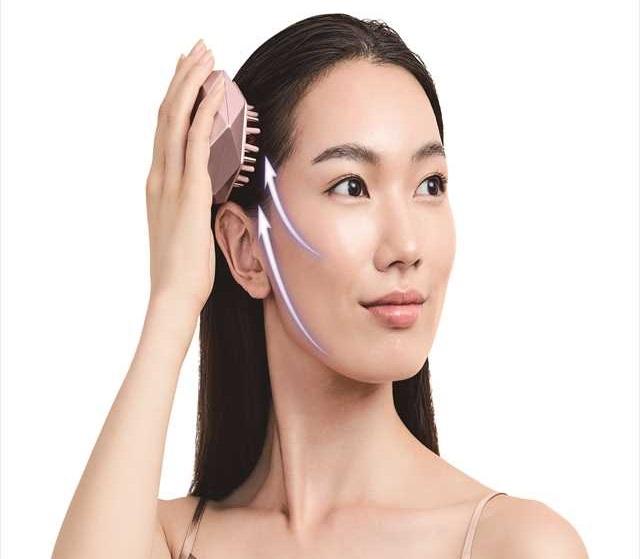 アテックスルルド EMSリフトブラシ AX-NBL506 美顔器 EMSケア 頭皮ケア