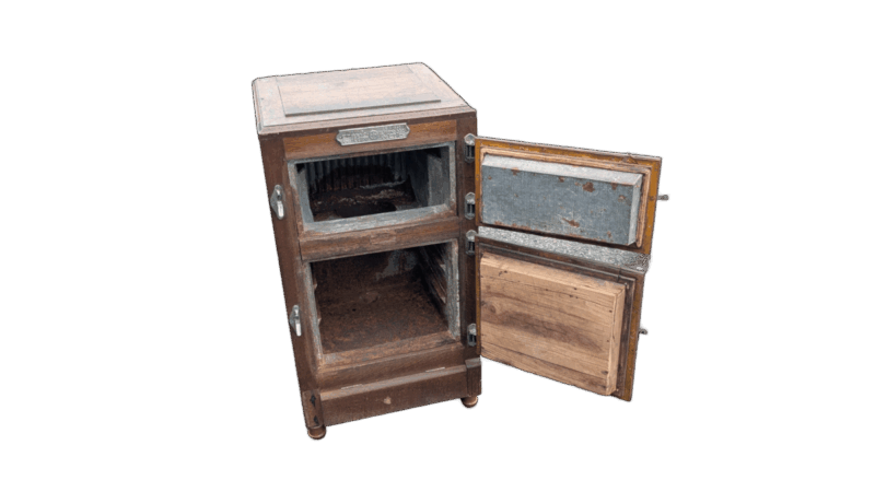 昭和レトロ 木製 氷冷蔵庫 アンティーク | リサイクルショップいがらし