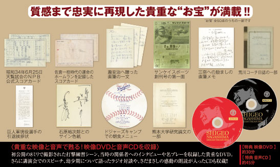 長嶋茂雄氏を偲ぶ 『長嶋茂雄ドリーム・トレジャーズ・ブック』