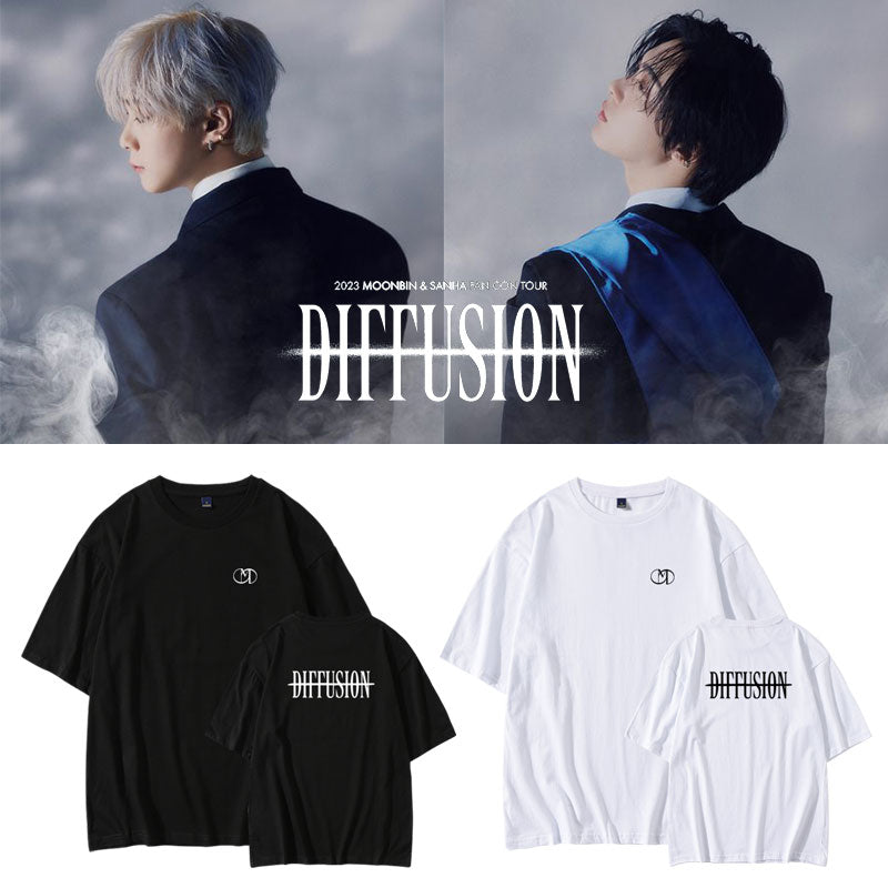 ASTRO MOONBIN & SANHA DIFFUSION 2023 FANCON TOUR T-SHIRT – IDOLS