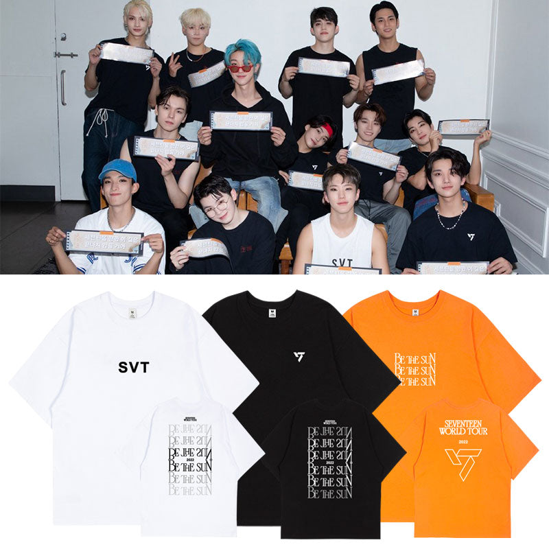 SEVENTEEN BE THE SUN WORLD TOUR 2022 CONCERT T-SHIRT – IDOLS FASHION