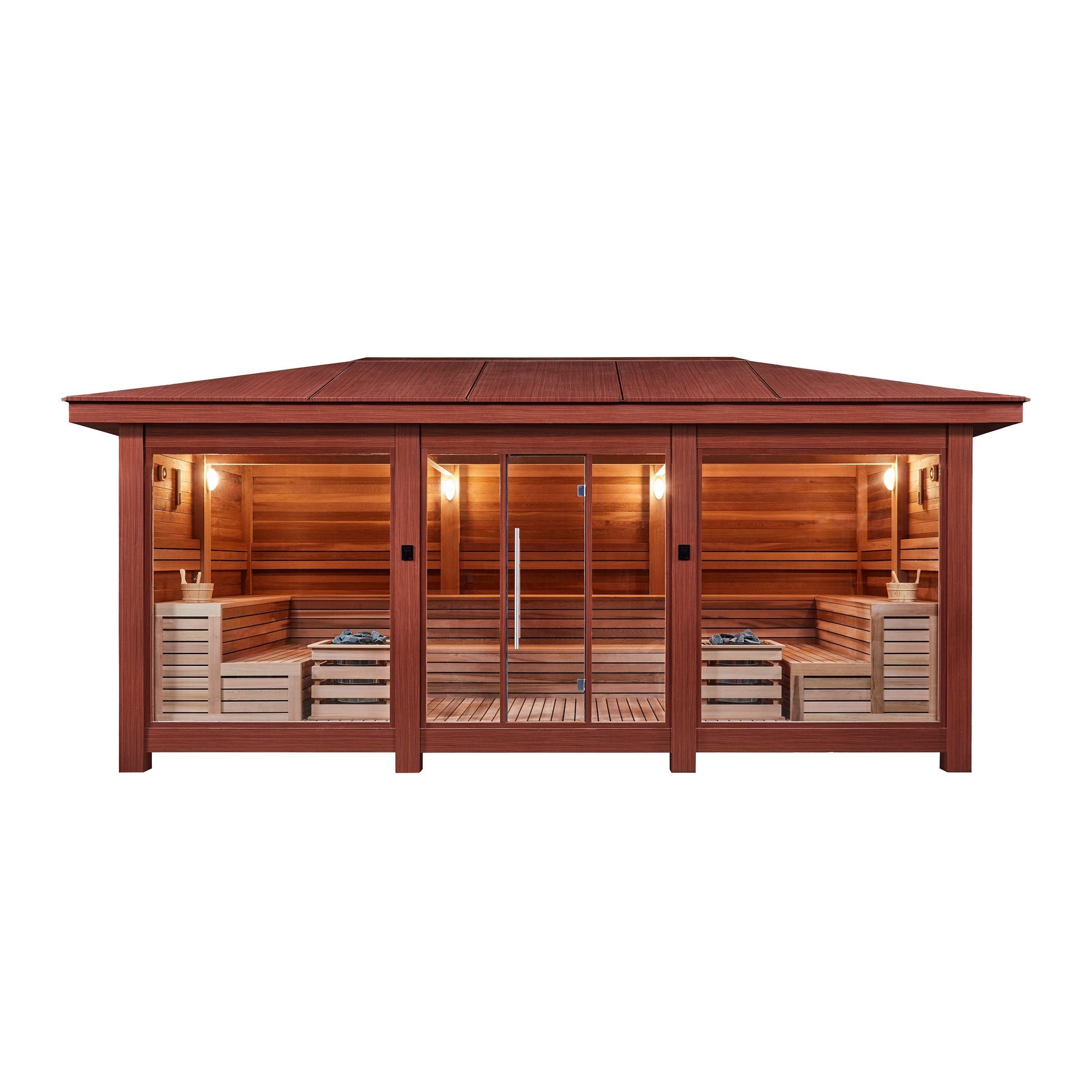 屋外サウナ | ガーデンサウナ | 20人用 | J-WSD-2020LT | 業務用