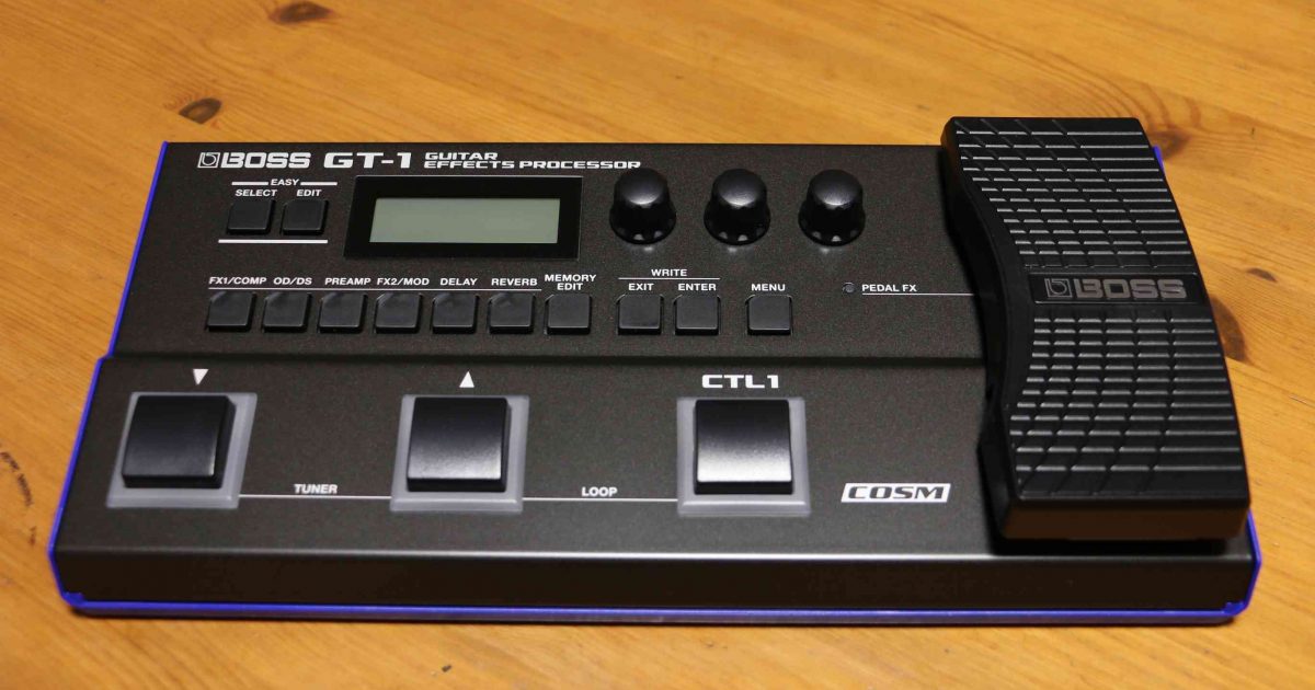 売切続出!?品薄状態】BOSSの人気マルチエフェクター、GT-1を入手した