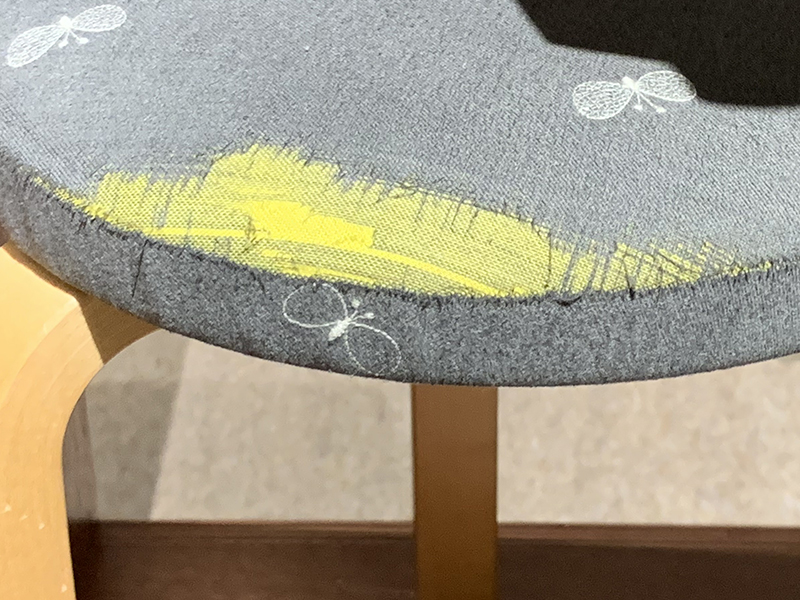 minä perhonen dop-tambourine- 皆川明氏、北欧テイストの家具用張地、