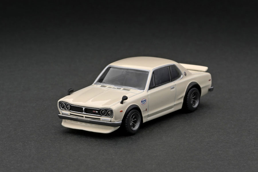T64G-043-WH 1/64 Nissan Skyline 2000 GT-R (KPGC10) White | LINE UP