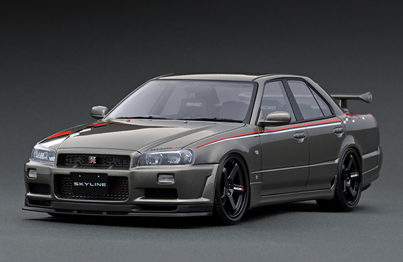 IG1807 1/18 Nissan Skyline 25GT Turbo (ER34) Gun Metallic | LINE