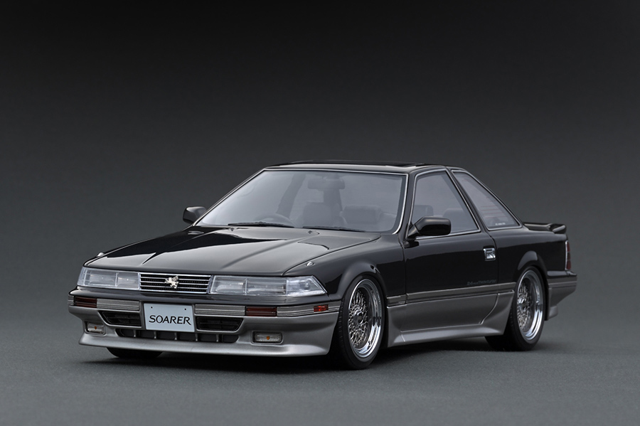 IG1326 1/18 Toyota Soarer (Z20) 2.0GT-TWIN TURBO L Black/Silver