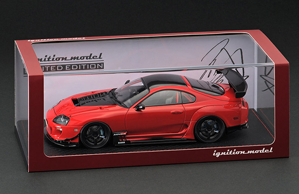 IG1350 1/18 Toyota Supra (JZA80) RZ Orido-Street Ver. Red With MAX