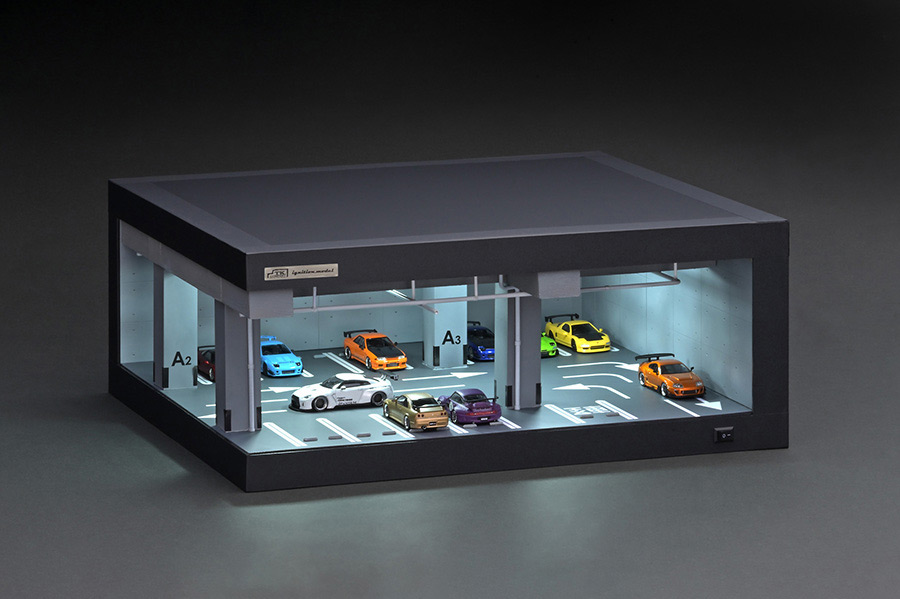 IG2317 1/64 Scale IG-Model Underground Parking Diorama | LINE UP