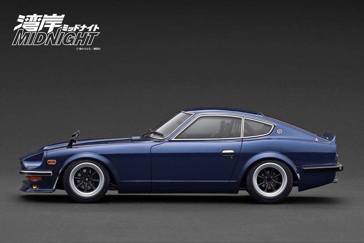 IG3591 1/18 NISSAN Fairlady Z (S30) Blue 湾岸 MIDNIGHT Devil's Z
