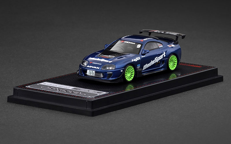 IG3843 1/64 Toyota Supra (JZA80) RZ Blue Metallic | LINE UP