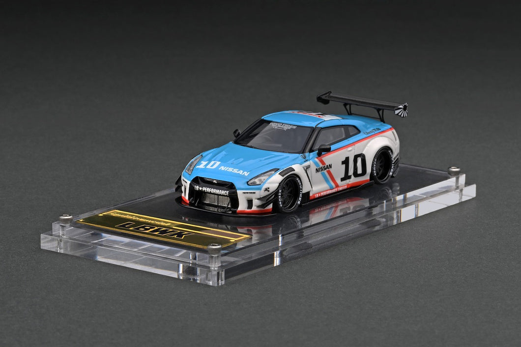 IG2372 LB-WORKS Nissan GT-R R35 type 2 White/Blue – ignition model