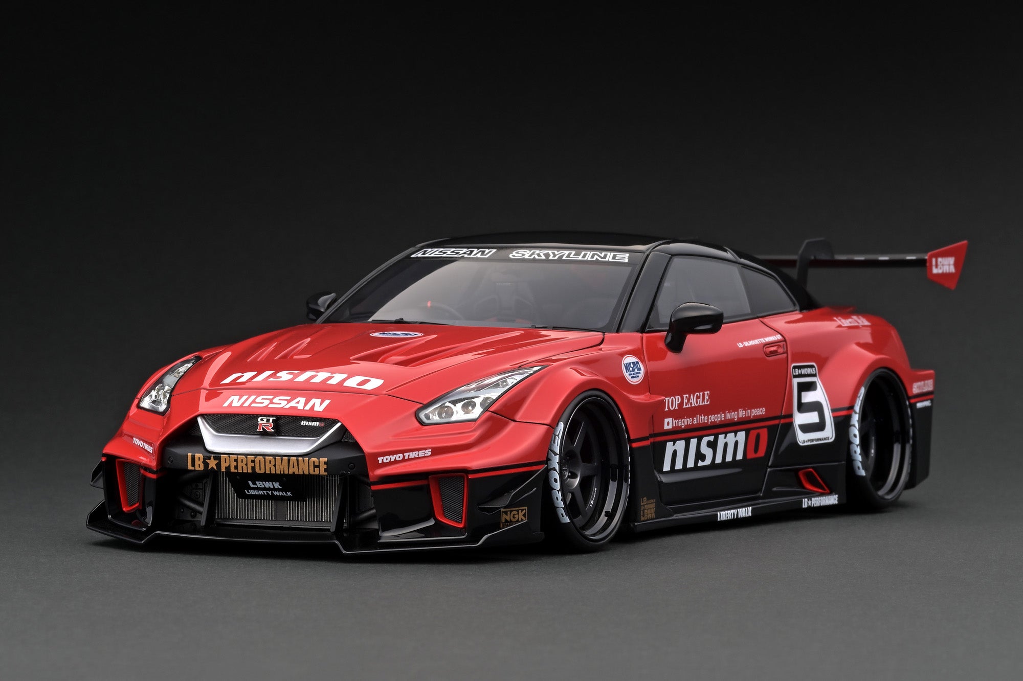 IG2723 LB-Silhouette WORKS GT Nissan 35GT-RR Red/Black #5