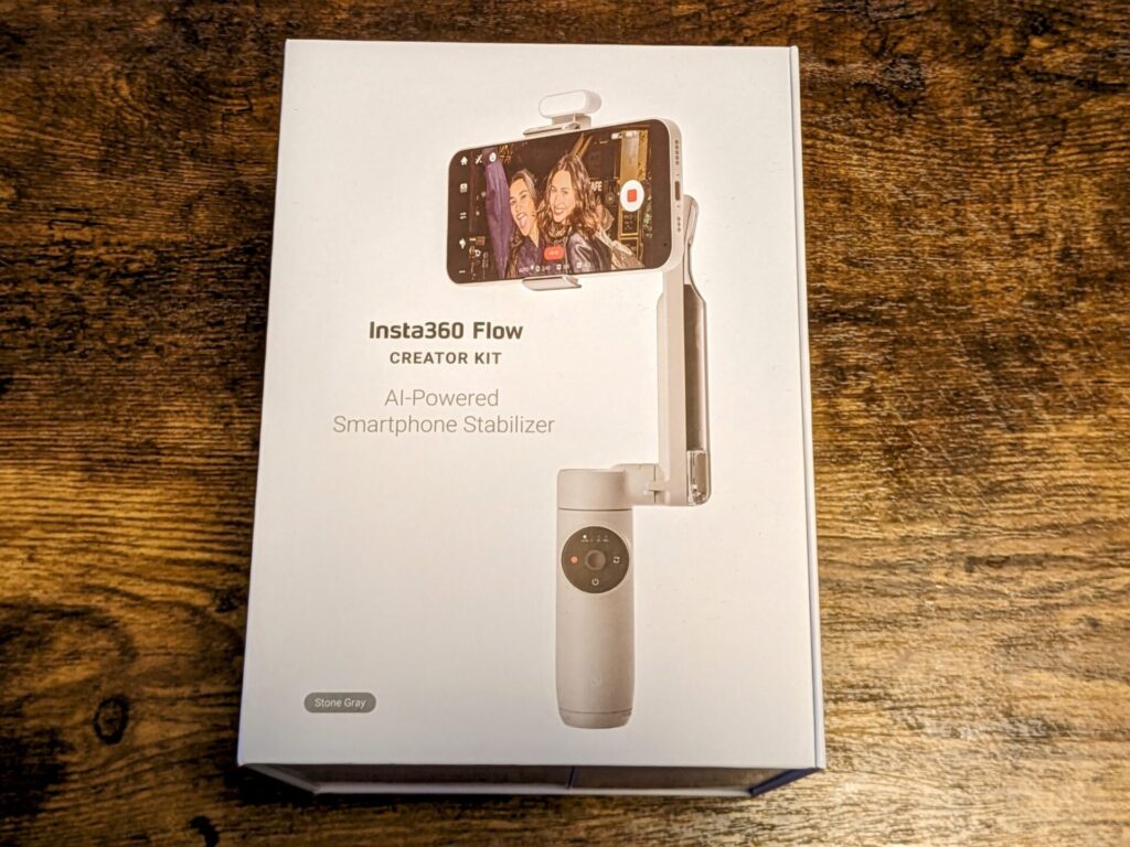 Insta360 Flow 2 Pro 通常盤ストーングレイ