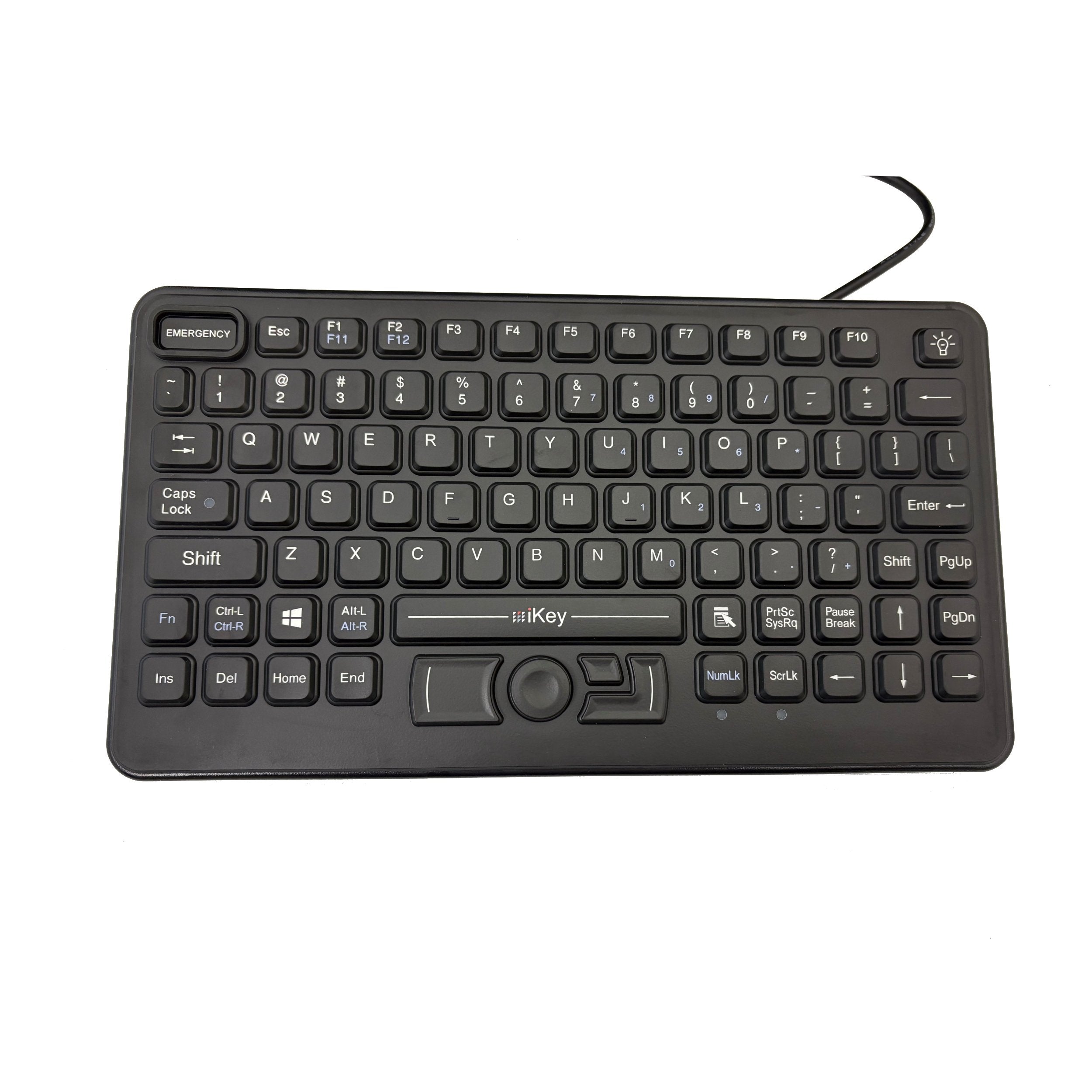 Industrial Keyboard with Emergency Key - SL-86-911-FSR – ikey