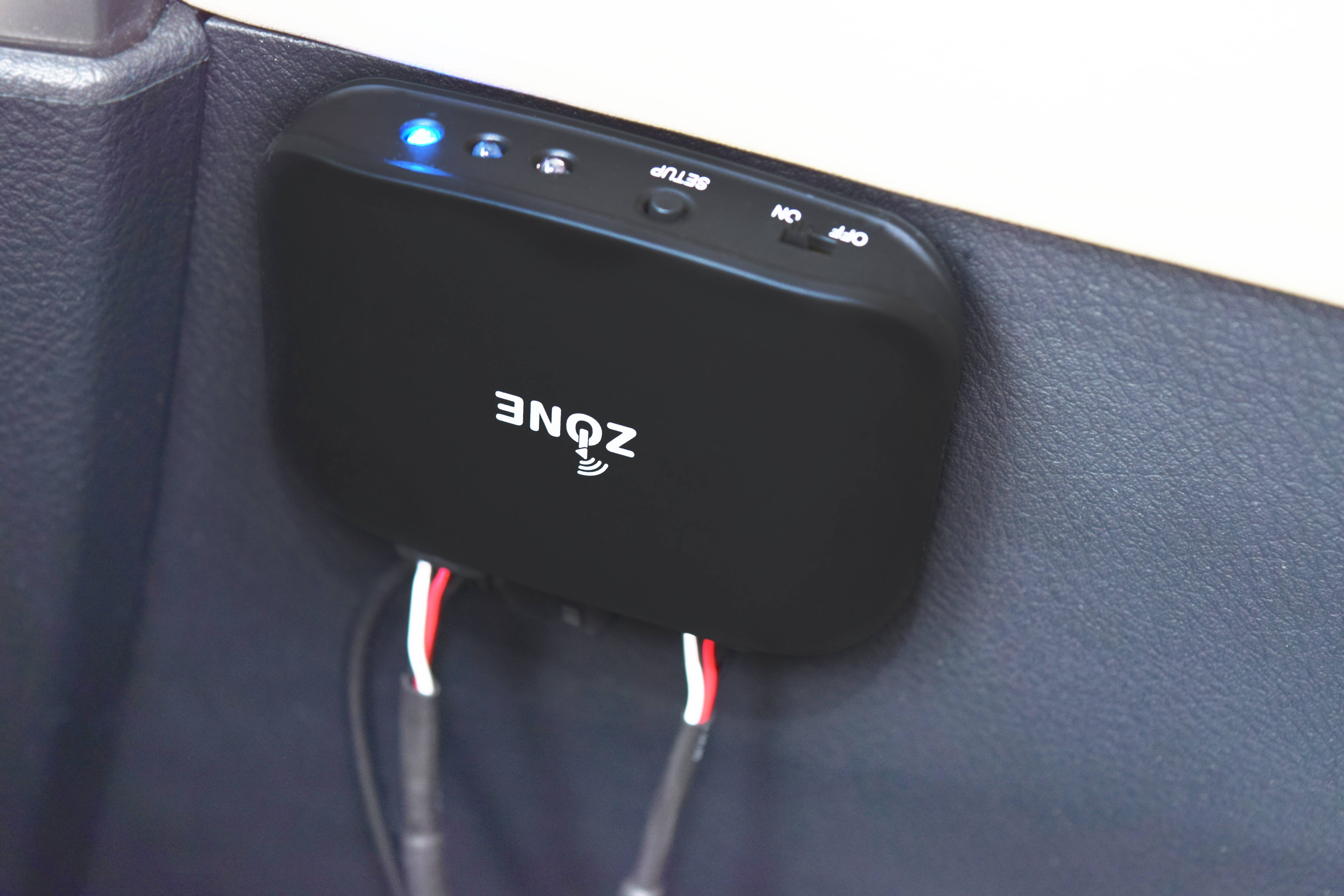 iZONE V8 GPSにより特定ポイントでドライブレコーダー駐車自動を自動で