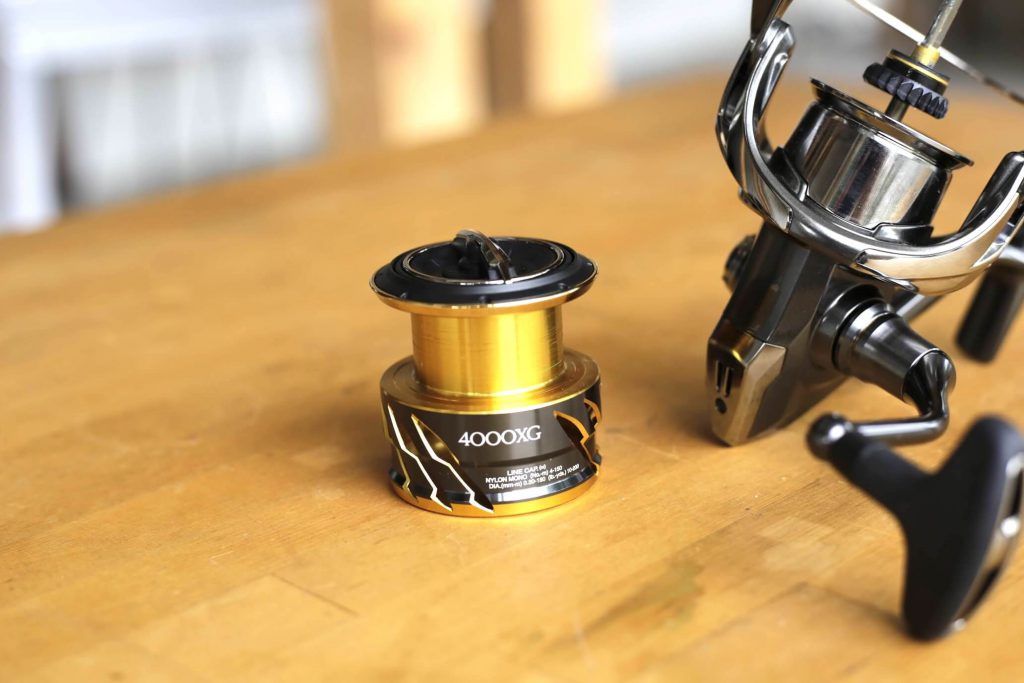 シマノ '20ツインパワー4000XGインプレ。半プラボディは全く問題ない