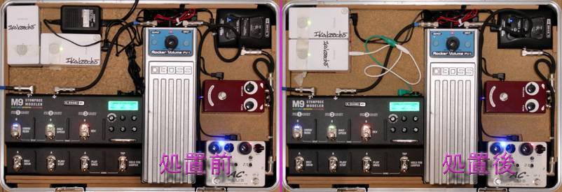 LINE6 M9 を DC9V で動作させて試る / Ikakoo Gathering