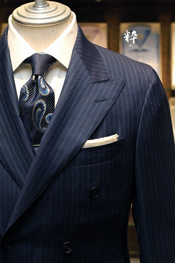 Bespoke Suit(オーダースーツ) ネイビーフランネル DRAPERS