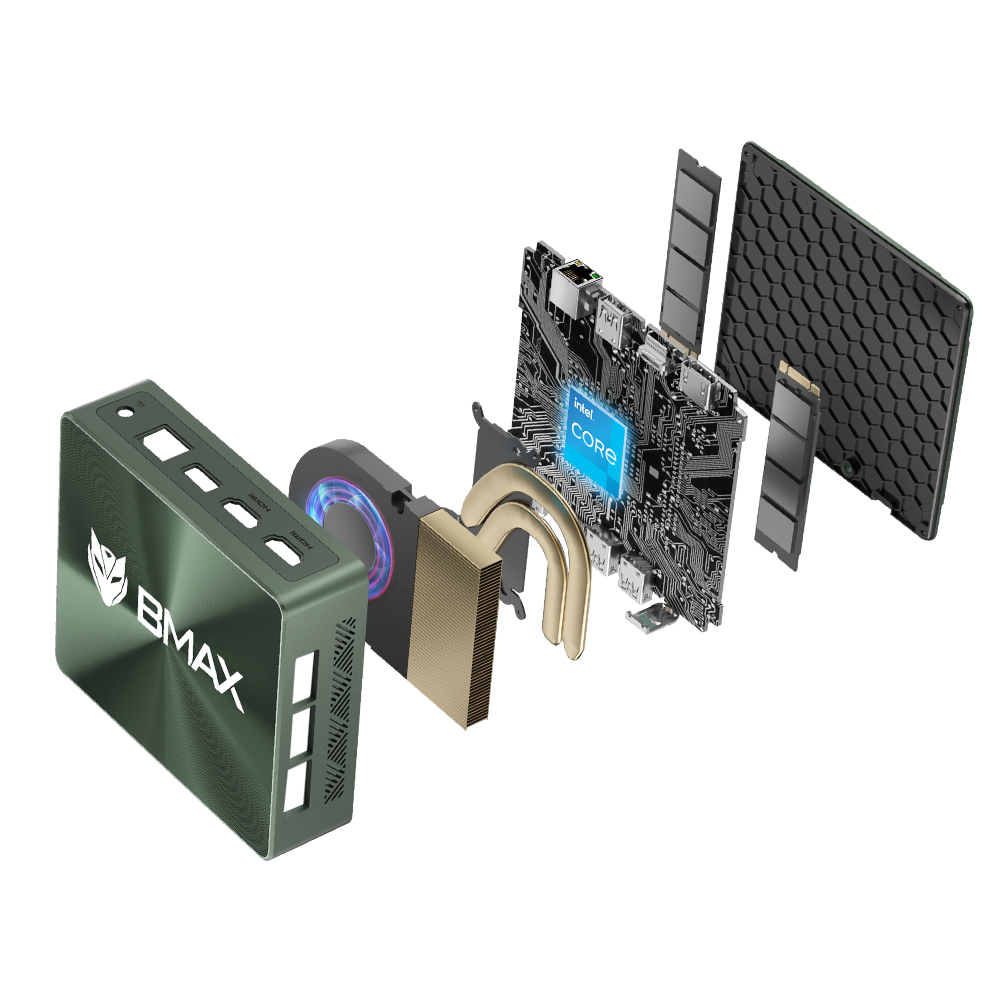 Intel i5 Silent Compact Mini Office PC MaxMini B6 Pro - Buy Intel