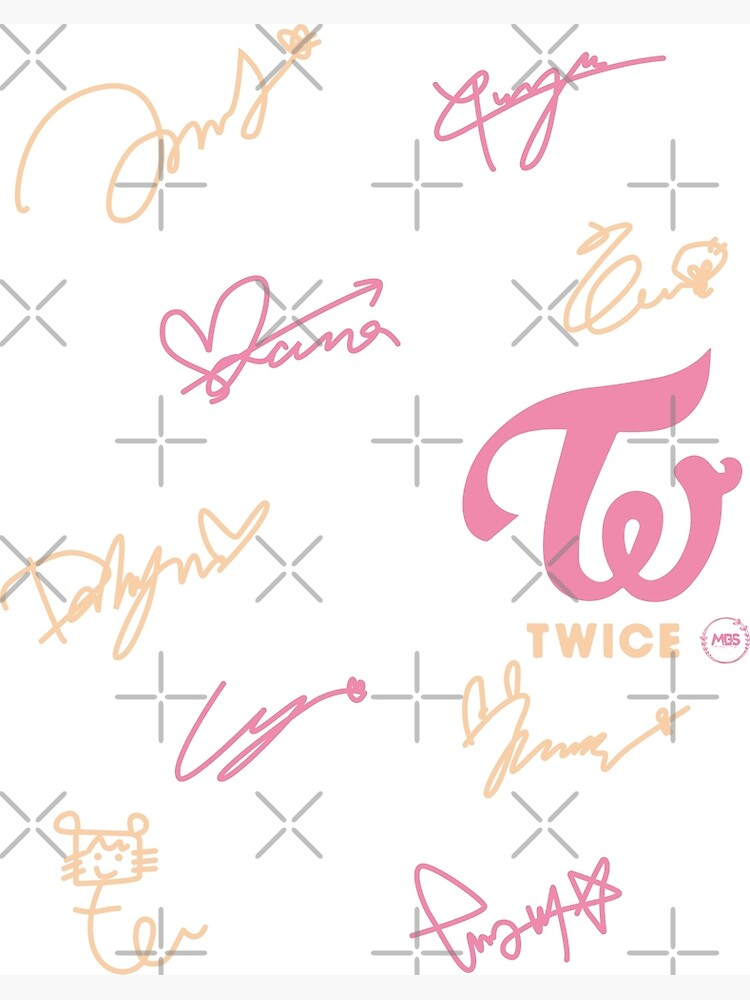 twice autograph design