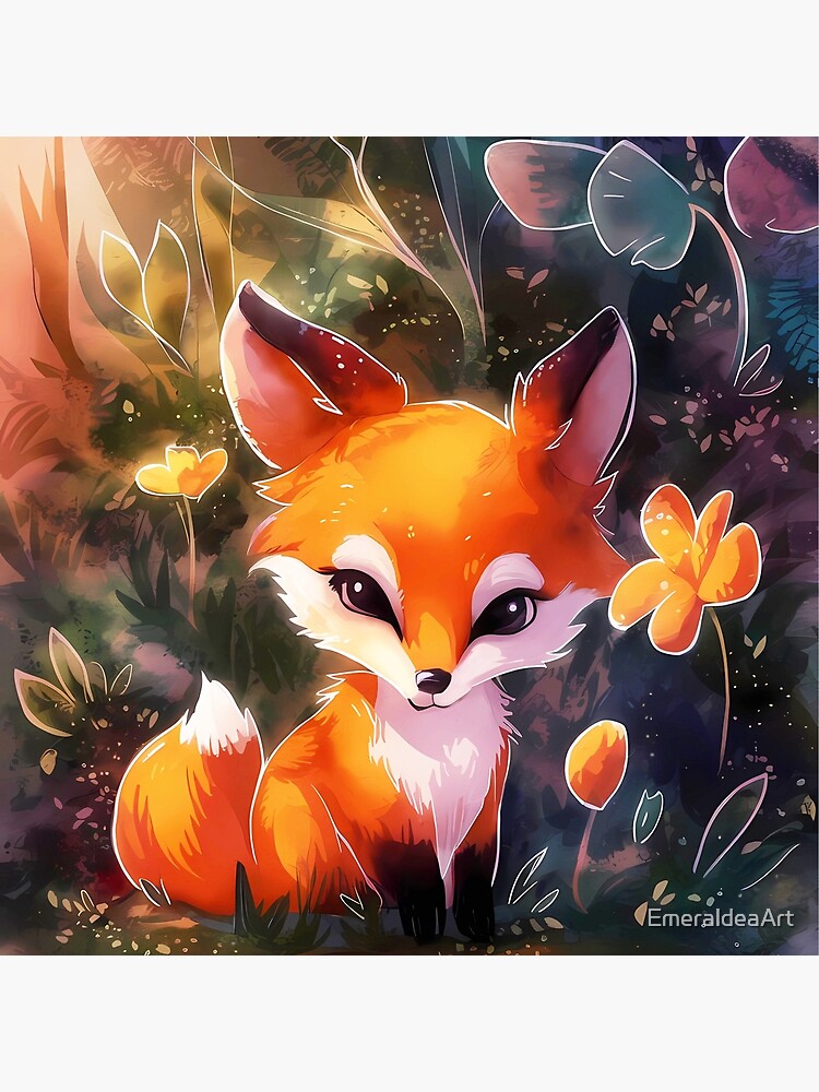Foxy in the forest art