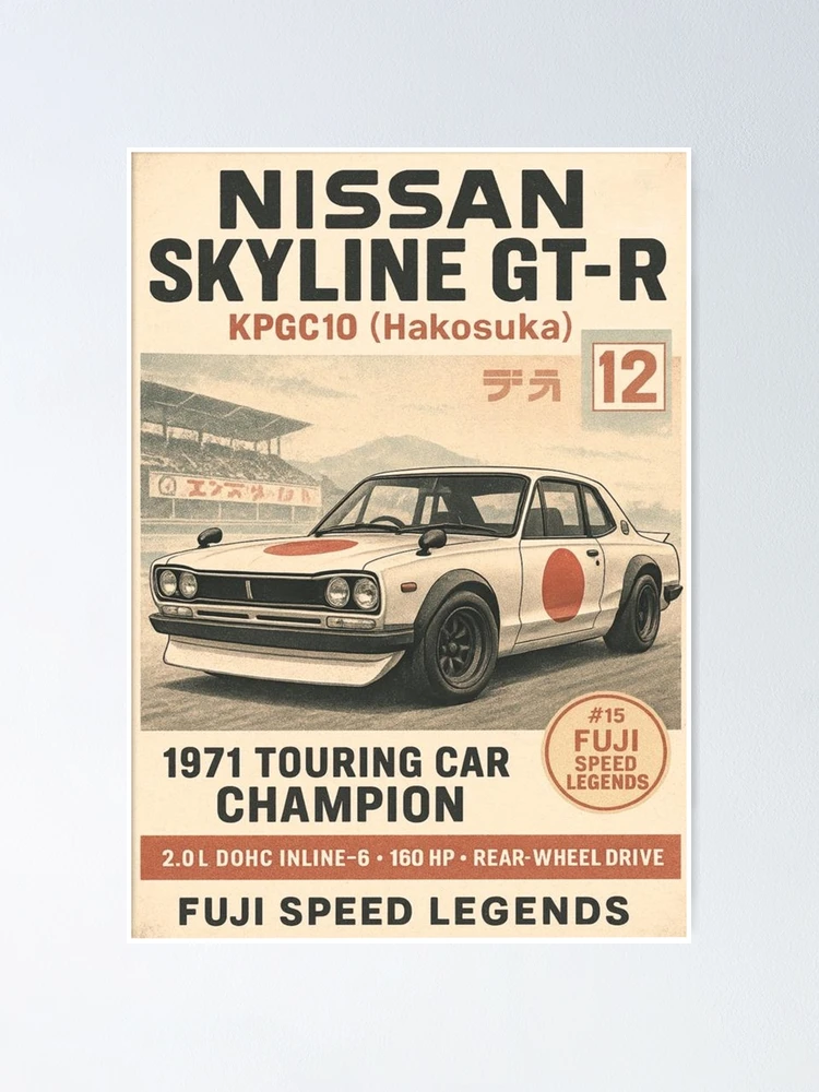 Nissan Skyline GT-R KPGC10 Hakosuka 1971 Touring Car Legend