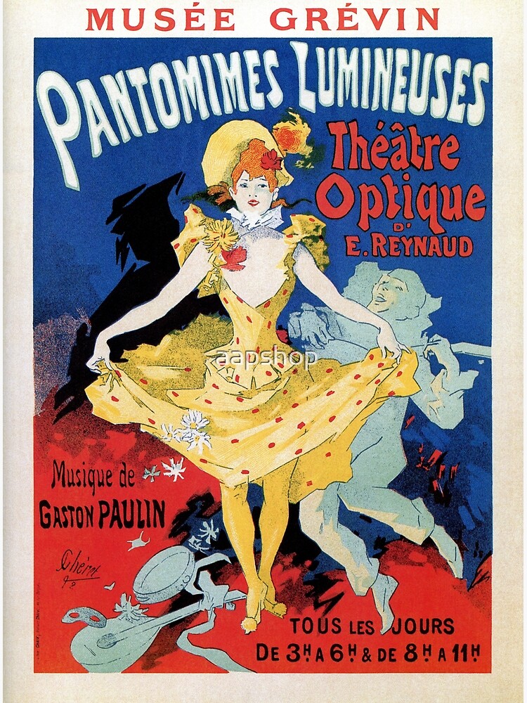 Vintage film history French art nouveau Jules Cheret