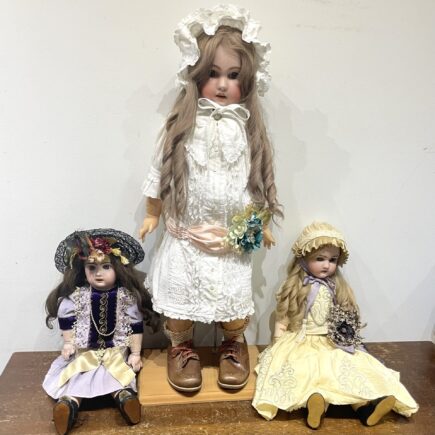 出張買取】埼玉県新座市より「フランスアンティーク ビスクドール 2点