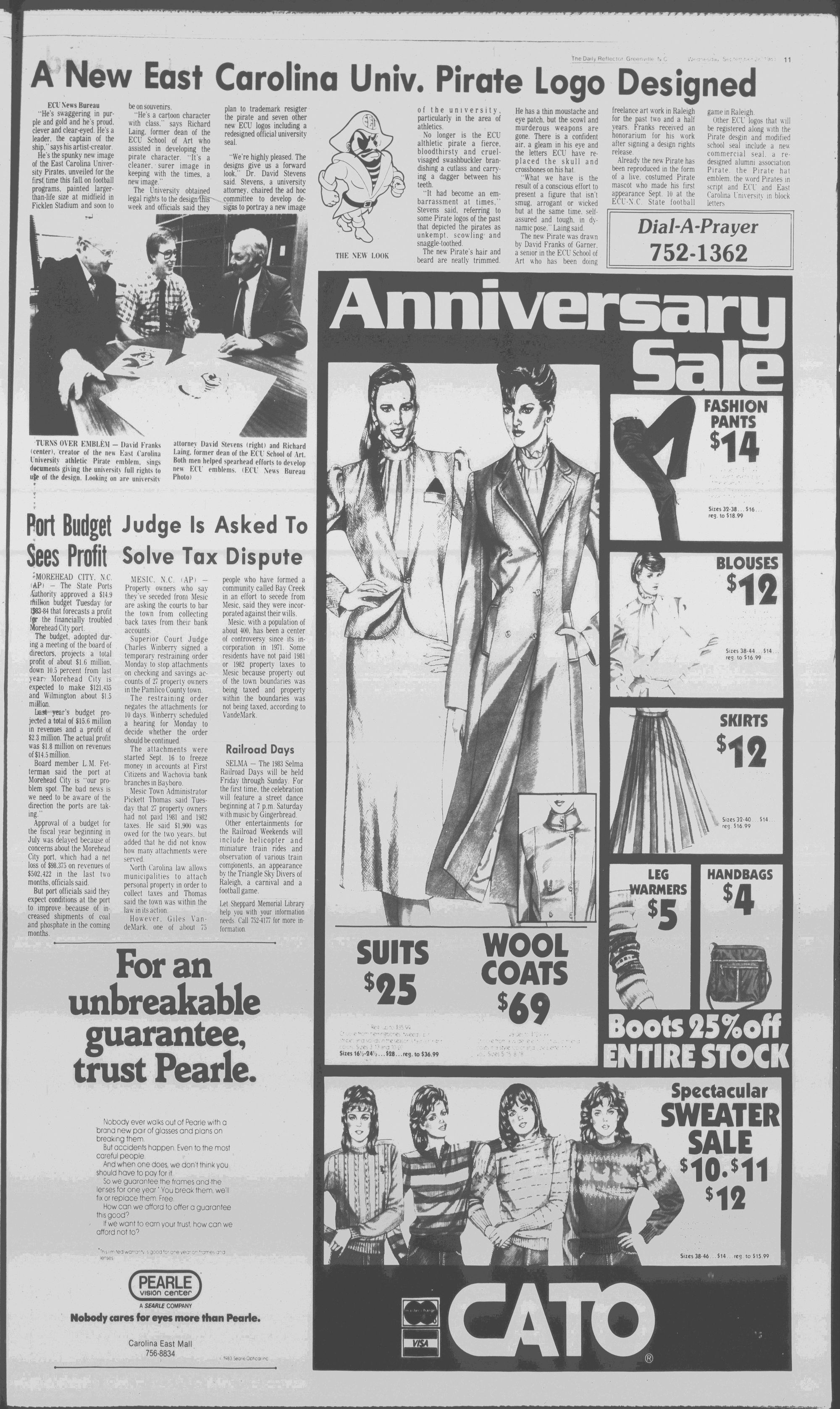 Daily Reflector, September 28, 1983 - ECU Digital Collections